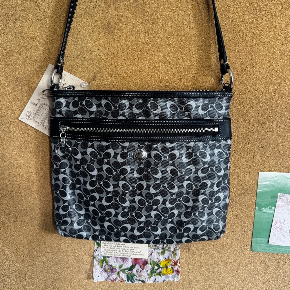 Coach Monochrome Signature Crossbody Bag